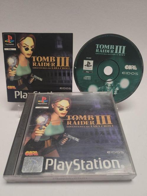 Tomb Raider III Playstation 1, Games en Spelcomputers, Games | Sony PlayStation 1, Zo goed als nieuw, Ophalen of Verzenden