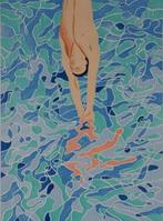 David Hockney (1937) - The Diver, Antiek en Kunst