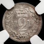 Koninkrijk Groot-Brittannië. Victoria. 2 Pence 1838 - NGC, Postzegels en Munten