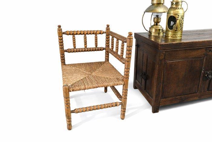 Bijzetstoel - Hout - Antieke “Bobbin” Spinders, Antiek en Kunst, Antiek | Overige Antiek