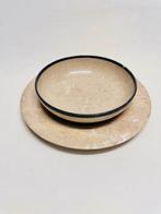 Hark - Kom (2) - Marble Centerpiece Bowl and Plate Set -