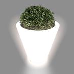 Moderne verlichte bloempot - Design plantenbak voor binne..., Kunststof, 40 cm of meer, Vierkant, Nieuw
