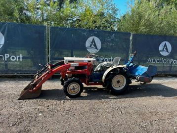 Veiling: Minitractor Mitsubishi D1300FD Diesel 15pk met Voor, Ophalen