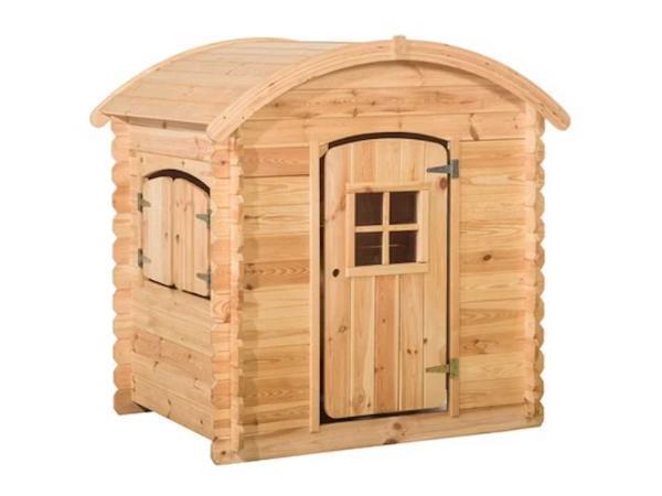Veiling - Hillhout Wende kinderspeelhuisje 105x130x140cm, Kinderen en Baby's, Speelgoed | Buiten | Speelhuisjes