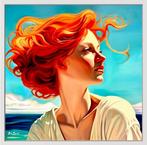 Biatturi Irina - La belle rousse, giclée, Antiek en Kunst, Kunst | Schilderijen | Modern