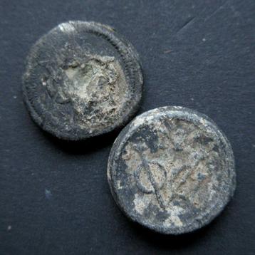 Nederlands-Indië, Batavia. Compleet Setje Zeldzame Tinnen beschikbaar voor biedingen