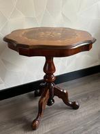 Bijzettafel - Mahonie - Ingelegd tafelblad, Antiek en Kunst