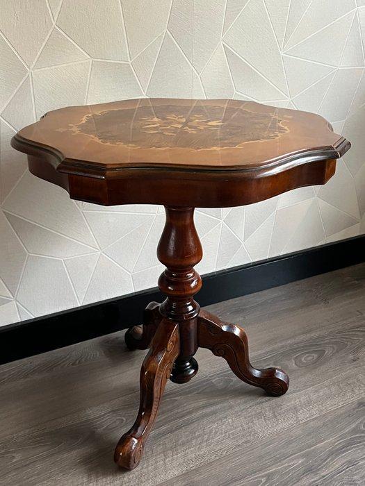 Bijzettafel - Mahonie - Ingelegd tafelblad, Antiek en Kunst, Antiek | Overige Antiek