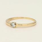 Ring - 18 karaat Geel goud - 0.20ct. tw. Diamant, Handtassen en Accessoires, Ringen, Nieuw