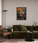 Viet Ha Tran - The painted garden II, Antiek en Kunst