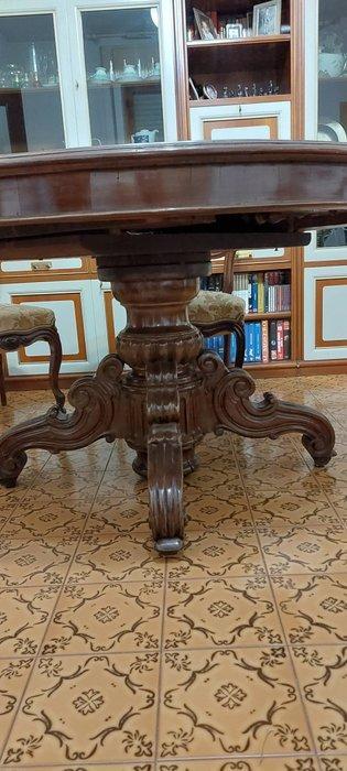 Table à rallonge (7) - Noyer, Antiek en Kunst, Antiek | Overige Antiek