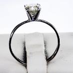 Zonder minimumprijs - Verlovingsring - 14 karaat Witgoud -
