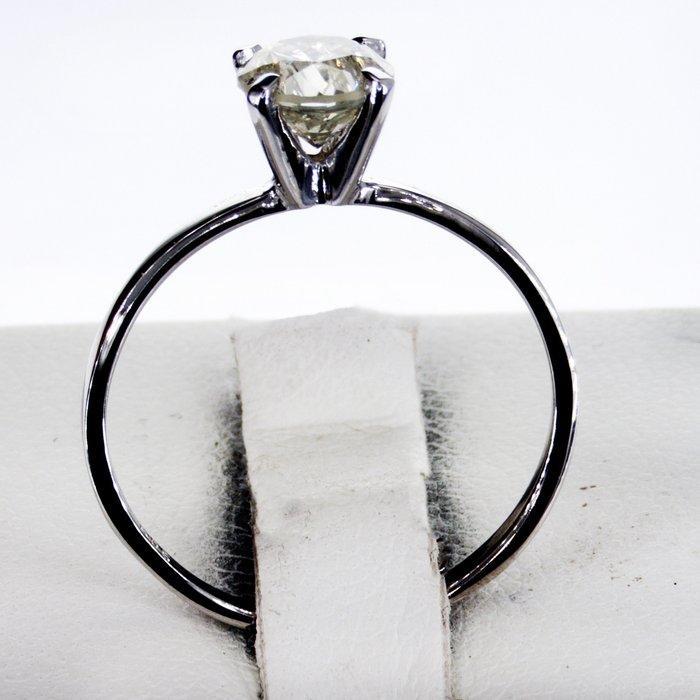 Zonder minimumprijs - Verlovingsring - 14 karaat Witgoud -, Handtassen en Accessoires, Antieke sieraden