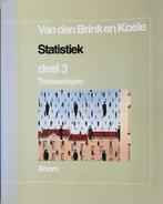 STATISTIEK 3. TOEPASSINGEN 9789060096697 W.P. van den Brink, Boeken, Verzenden, Gelezen, W.P. van den Brink
