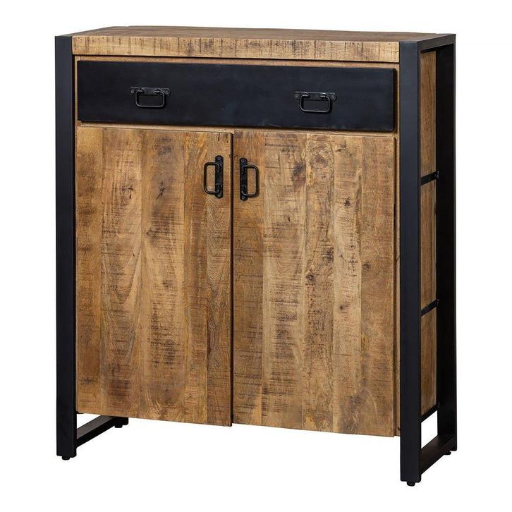 Mangohouten Kast Maël 100 cm, Huis en Inrichting, Kasten | Overige, Nieuw, Verzenden