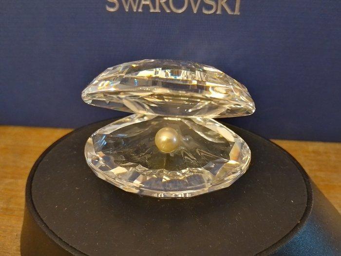 Swarovski - Beeldje - Oester met parel - Kristal, Antiquités & Art, Curiosités & Brocante