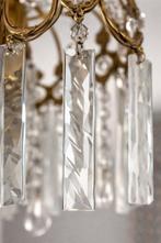 Hangende plafondlamp - Verguld messing, Antiek en Kunst