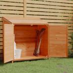 vidaXL Tuinschuur 102x52x112 cm massief vurenhout bruin, Verzenden, Nieuw