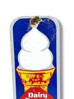 Emaille plaat - Dairy Queen - Emaille, Antiek en Kunst