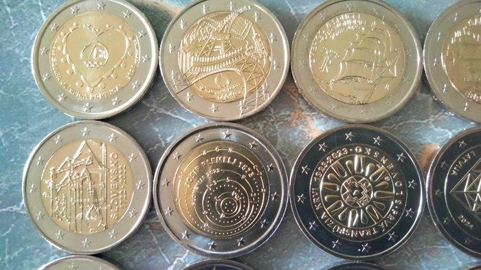 Europa. 2 Euro 2012/2025 (20 pièces) (Zonder Minimumprijs), Postzegels en Munten, Munten | Europa | Euromunten