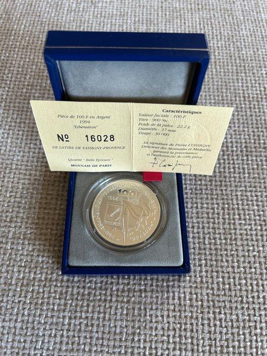 Frankrijk. 100 Francs 1994 Libération (Zonder, Postzegels en Munten, Munten | Europa | Niet-Euromunten