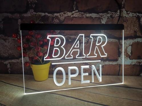 OPEN bar neon bord lamp LED verlichting reclame lichtbak, Huis en Inrichting, Lampen | Overige, Nieuw, Verzenden