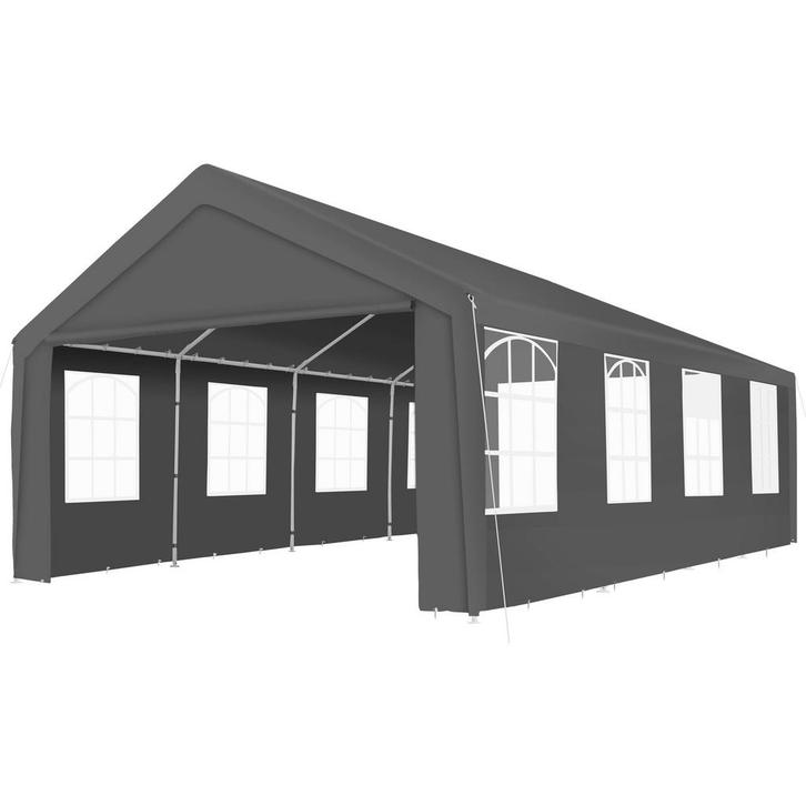 tectake Partytent Mammut 8x4m met plug-in systeem, stevig en, Tuin en Terras, Partytenten, Verzenden