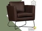 Leren fauteuil Club, Huis en Inrichting, Fauteuils, Nieuw, Ophalen of Verzenden, 75 tot 100 cm, Industrieel, Modern