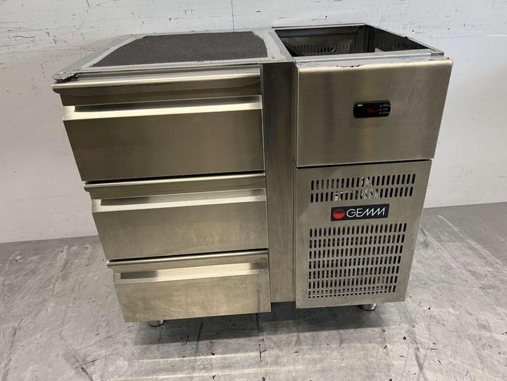 Gemm Chiller en acier inoxydable 3 tiroirs 90 cm 230V Horeca, Zakelijke goederen, Horeca | Keukenapparatuur, Verzenden