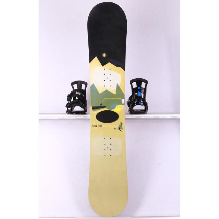 151 snowboard RAD AIR INDIVIDUAL, yellow/black, CAMBER, Sport en Fitness, Snowboarden, Verzenden