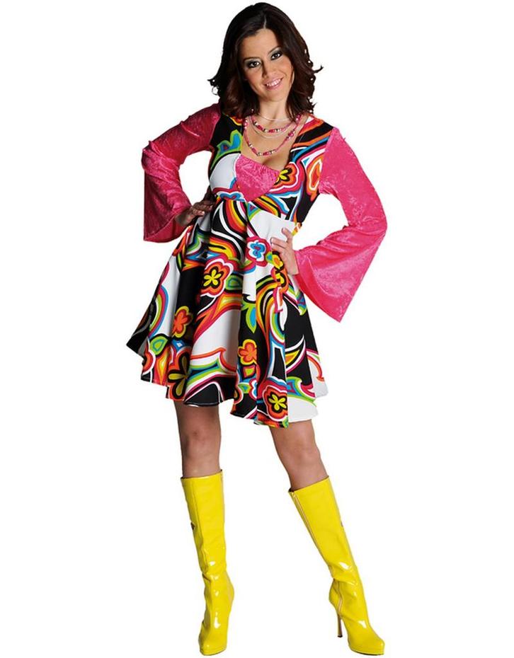 Retro disco kleedje voor dames, Hobby en Vrije tijd, Feestartikelen, Ophalen of Verzenden
