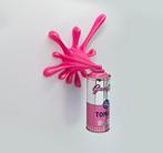 2FAST - Chrome Pink Splash Can Sculpture
