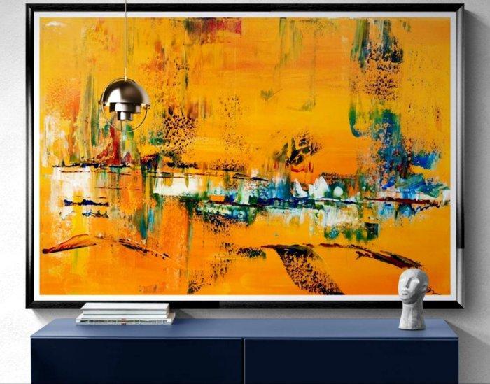 Luc Mora - Pigment Fever - XXL, Antiquités & Art, Art | Peinture | Moderne