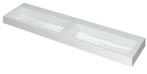 INK Wastafel Momento Polystone dubbel zonder kraangaten 180, Ophalen of Verzenden, Nieuw, Overige typen