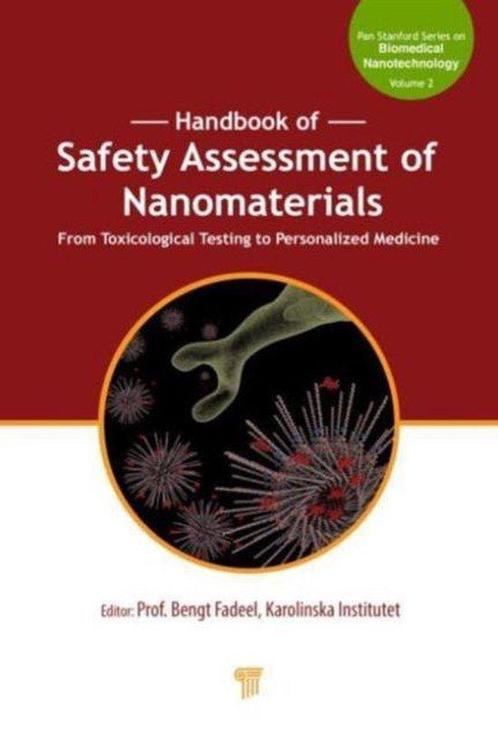 Handbook of Safety Assessment of Nanomaterials - Bengt Fadee, Livres, Livres d'étude & Cours, Envoi