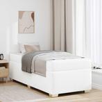 vidaXL Bedframe Anders Wit 90 x 200 cm Kunstleer, Huis en Inrichting, Verzenden, Nieuw