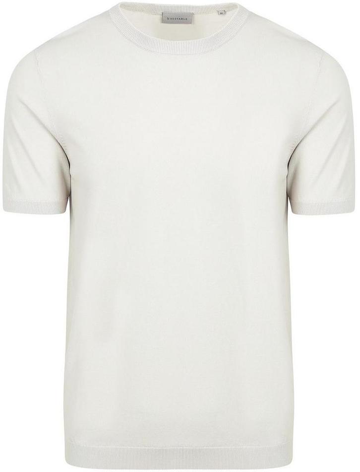 Suitable Knitted T-shirt Wap Ecru maat Maat 48/50 (M) Heren, Kleding | Heren, T-shirts, Wit, Nieuw, Maat 48/50 (M), Verzenden
