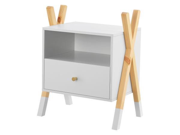 Veiling - Houten Nachtkastje / Kindernachtkastje Jamie, Huis en Inrichting, Slaapkamer | Nachtkastjes