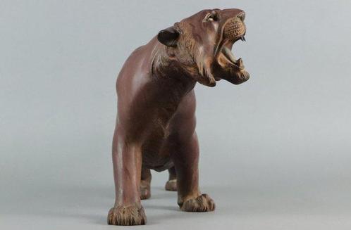 Brons - Hidemasa Fujimaki (b. 1937) - Ongelooflijke tijger, Antiek en Kunst, Antiek | Overige Antiek