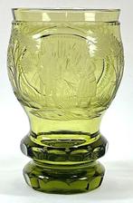 Raro Calice in Vetro Incolore Finemente Inciso a Mano -, Antiek en Kunst, Antiek | Glaswerk en Kristal