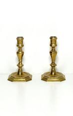 Kandelaar (2) - Verguld brons, Antiek en Kunst