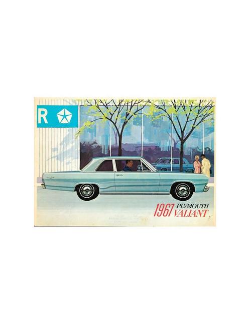 1967 PLYMOUTH VALIANT BROCHURE NEDERLANDS, Boeken, Auto's | Folders en Tijdschriften, Ophalen of Verzenden