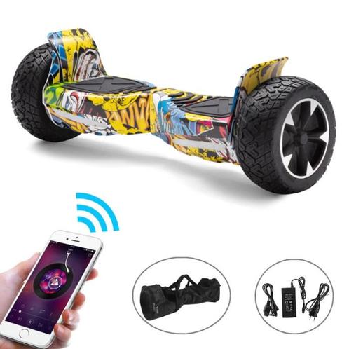 Elektrisch E-Scooter Hoverboard met Bluetooth Speaker - 8.5, Fietsen en Brommers, Scooters | Overige merken, Nieuw, Verzenden