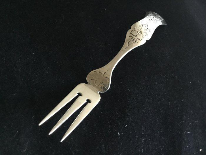 Vork - Zilver - Zuurvork uit 1860, Antiek en Kunst, Antiek | Zilver en Goud