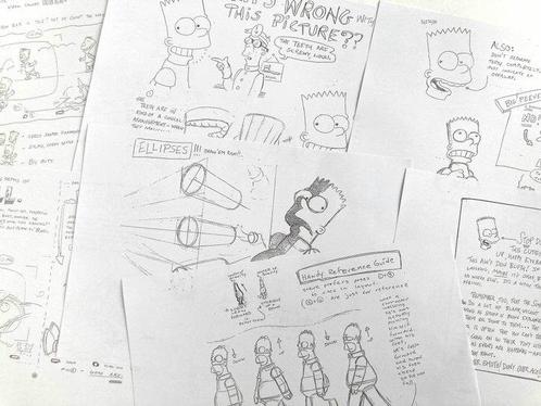 The Simpsons : Boxset met 100 modelbladen en animatiegidsen, Cd's en Dvd's, Dvd's | Tekenfilms en Animatie