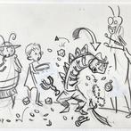 James and the Giant Peach Signed Original Storyboard Drawing, Boeken, Nieuw