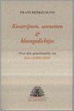 Kwatrijnen, Sonnetten & Kleengedichtjes 9789080029590, Boeken, Literatuur, Gelezen, Frans Berkelmans, Verzenden