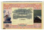 Certificat - 1916-1940 - Aandelen - Obligaties Hotels -