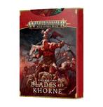 Blades of Khorne Warscroll cards (Warhammer nieuw), Nieuw, Ophalen of Verzenden