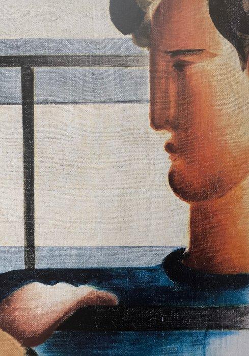 Oskar Schlemmer (after) (1888-1943) - Gruppe am Gelander,, Antiek en Kunst, Kunst | Tekeningen en Fotografie